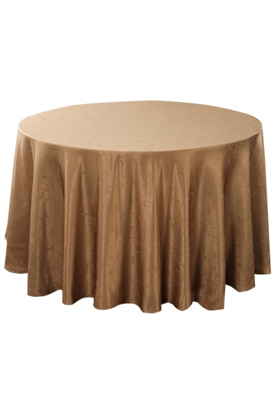 Customized solid color jacquard high-end table cover design hotel round table vertical sense banquet conference tablecloth tablecloth center  Site construction starts praying   worship tablecloth  120CM, 140CM, 150CM, 160CM, 180CM, 200CM, 220CMSKTBC056 front view